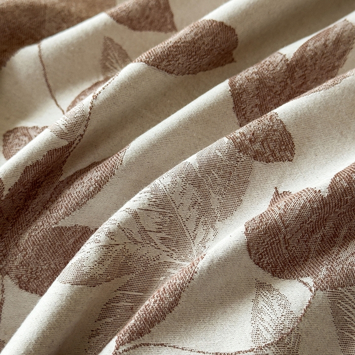 91家纺网 家纺一手货源 找家纺 琪格格2025款纯棉三层纱提花四件套（提供大量买家秀）三层纱 枫韵-咖