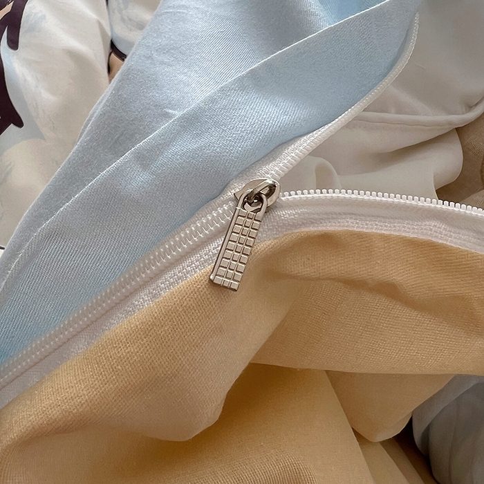 91家纺网 家纺一手货源 找家纺 浩诚 2025新款正版喜羊羊灰太狼全棉卡通大版印花四件套（全）-提供买家秀 梦幻探险