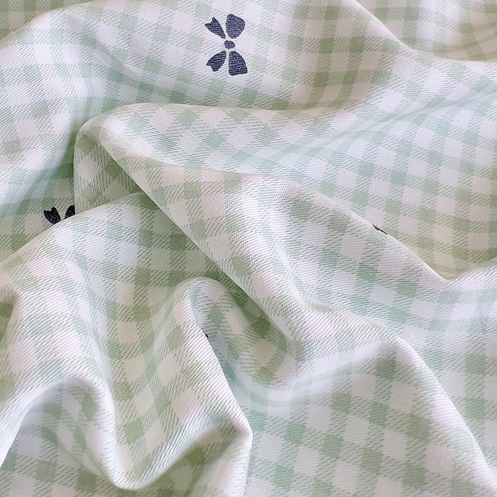 91家纺网 家纺一手货源 找家纺 DoDo 兜兜 【 可定制尺寸】2025新款全棉40支13372印花单枕套 绿蝶