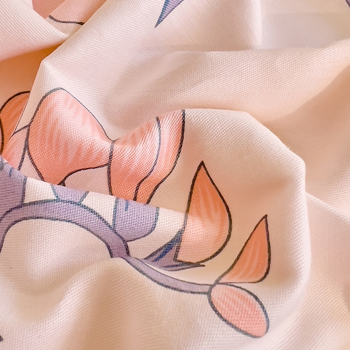 91家纺网 家纺一手货源 找家纺 DoDo 兜兜 【 可定制尺寸】2026新款全棉40支13372印花单枕套 木兰