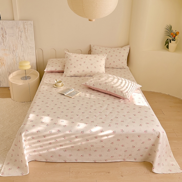 91家纺网 家纺一手货源 找家纺 DoDo 兜兜 【 可定制尺寸】2025新款全棉40支13372印花单床单 情书