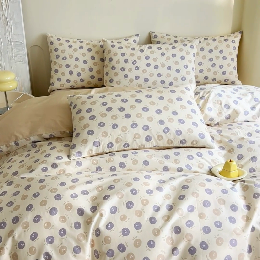 91家纺网 家纺一手货源 找家纺 DoDo 兜兜 【 可定制尺寸】2025新款全棉40支13372印花四件套 库里