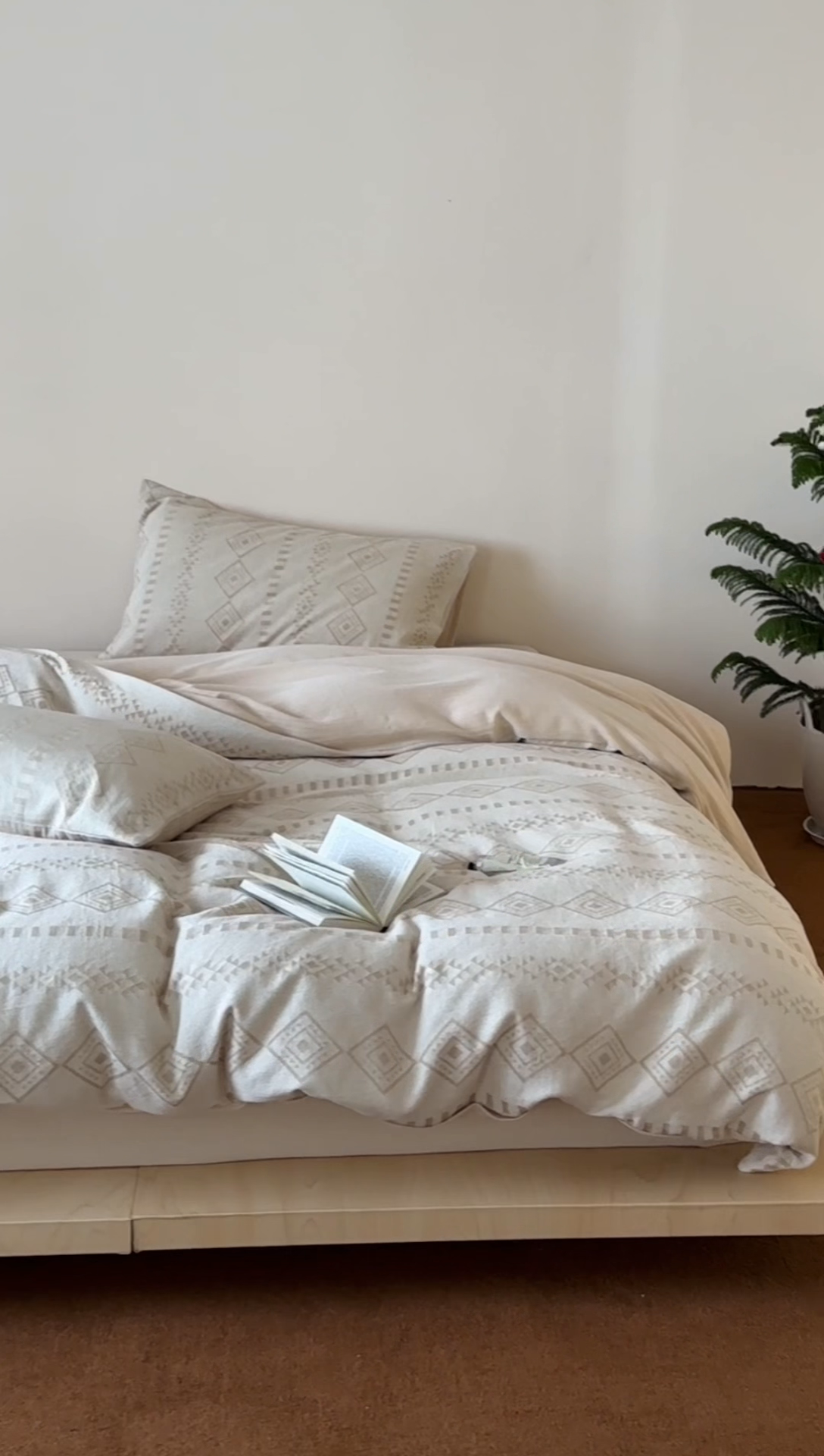 91家纺网 家纺一手货源 找家纺 简家居 2025新款60支色织空气棉四件套-夏夜星河 夏夜星河-咖