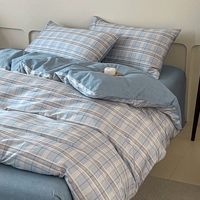 91家纺网 家纺一手货源 找家纺 涵宸家纺 2025新款全棉印花良品系列四件套 罗宾