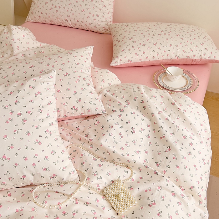 91家纺网 家纺一手货源 找家纺 DoDo 兜兜 【 可定制尺寸】2026新款全棉40支13372印花单被套 粉色恋歌