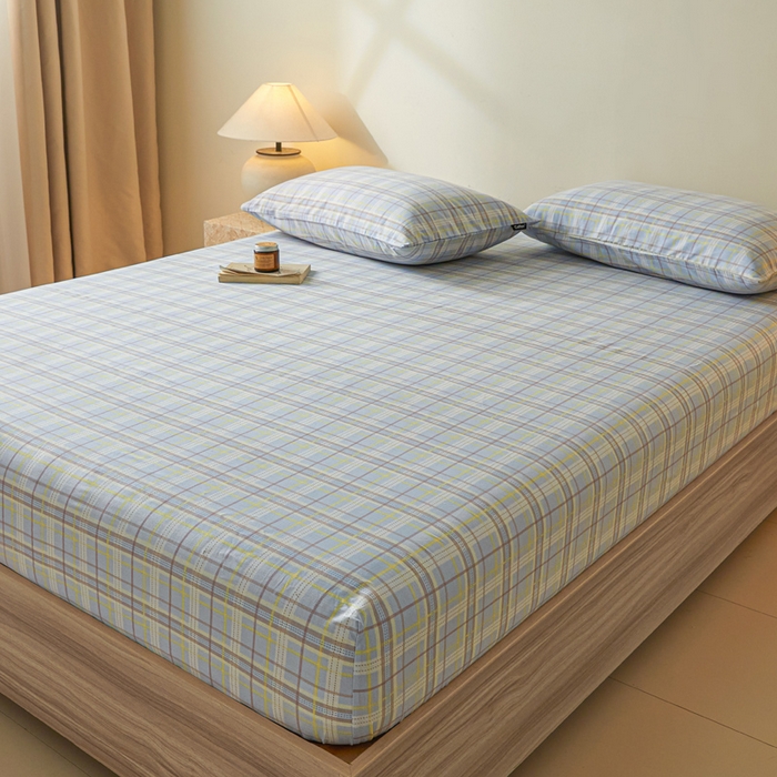 91家纺网 家纺一手货源 找家纺 涵宸家纺 2025新款全棉印花良品系列床笠 床笠-罗宾