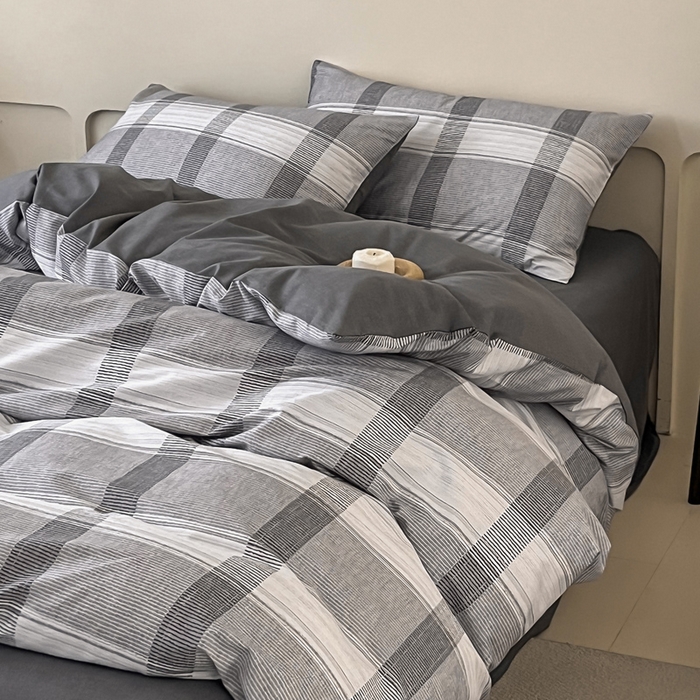 91家纺网 家纺一手货源 找家纺 涵宸家纺 2025新款全棉印花良品系列四件套 洛卡