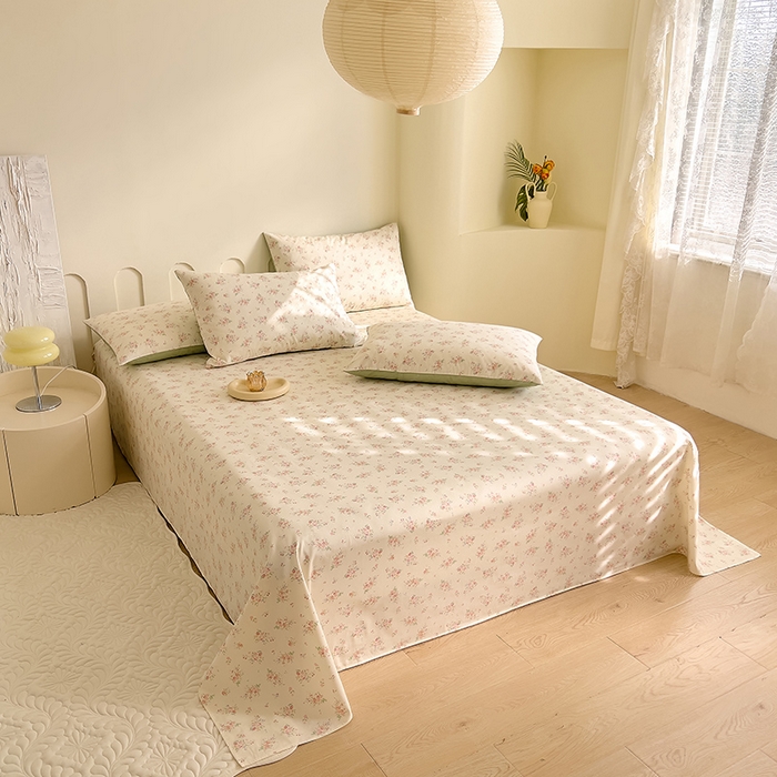 91家纺网 家纺一手货源 找家纺 DoDo 兜兜 【 可定制尺寸】2026新款全棉40支13372印花单床单 朵拾