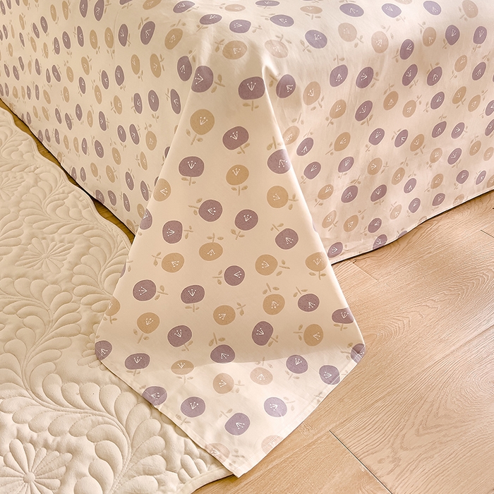 91家纺网 家纺一手货源 找家纺 DoDo 兜兜 【 可定制尺寸】2025新款全棉40支13372印花单床单 库里