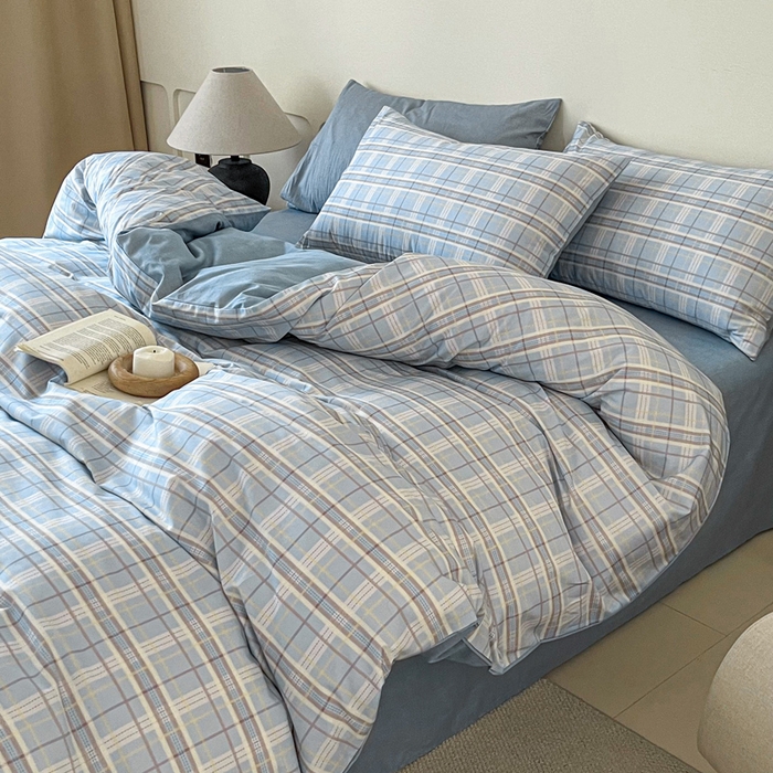 91家纺网 家纺一手货源 找家纺 涵宸家纺 2025新款全棉印花良品系列四件套 罗宾