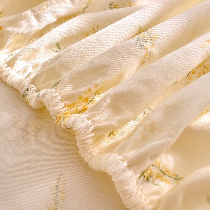 91家纺网 家纺一手货源 找家纺 DoDo 兜兜 【 可定制尺寸】2025新款全棉40支13372印花单床笠 清香