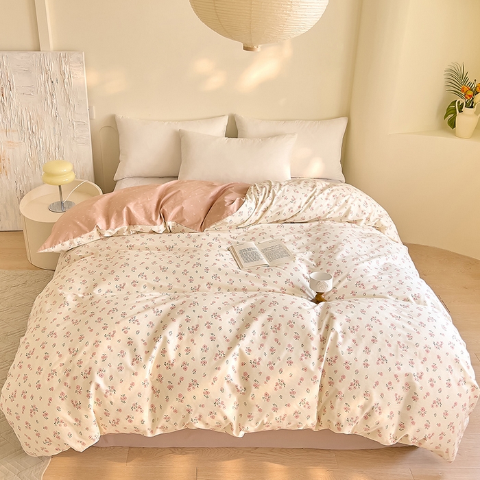 91家纺网 家纺一手货源 找家纺 DoDo 兜兜 【 可定制尺寸】2025新款全棉40支13372印花单被套 蕾拉