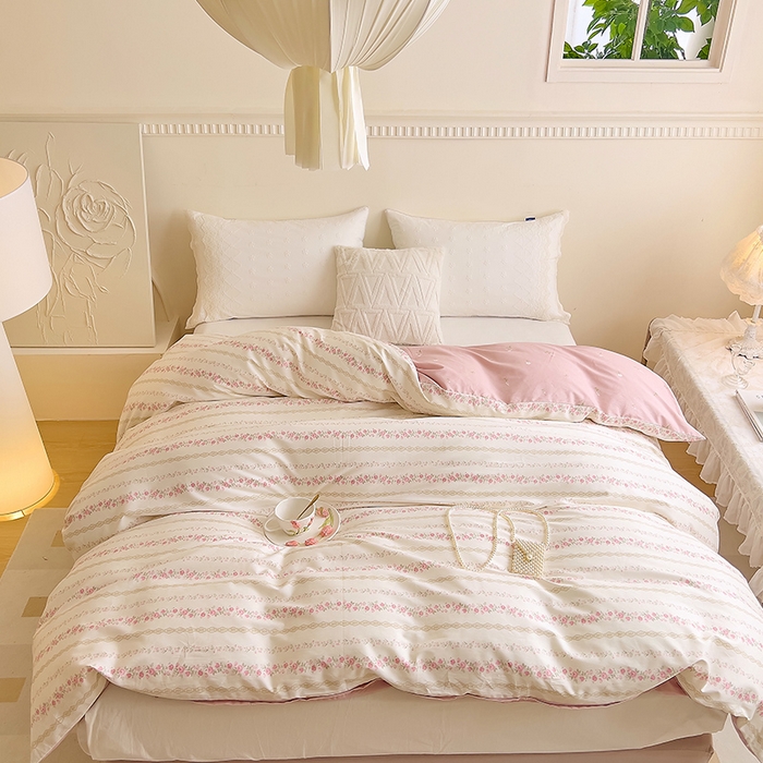 91家纺网 家纺一手货源 找家纺 DoDo 兜兜 【 可定制尺寸】2026新款全棉40支13372印花单被套 黛茜