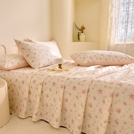 DoDo 兜兜 【 可定制尺寸】2025新款全棉40支13372印花单床单 雨巷