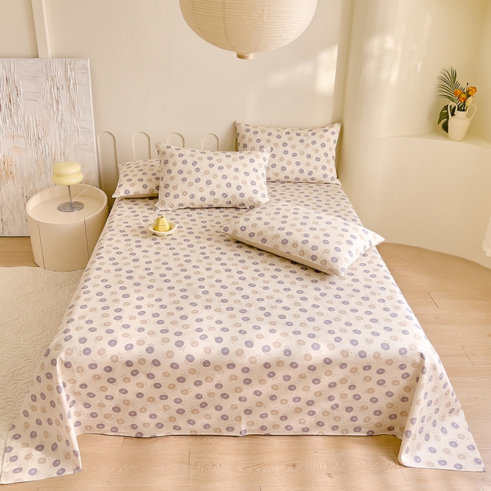 91家纺网 家纺一手货源 找家纺 DoDo 兜兜 【 可定制尺寸】2025新款全棉40支13372印花单床单 库里