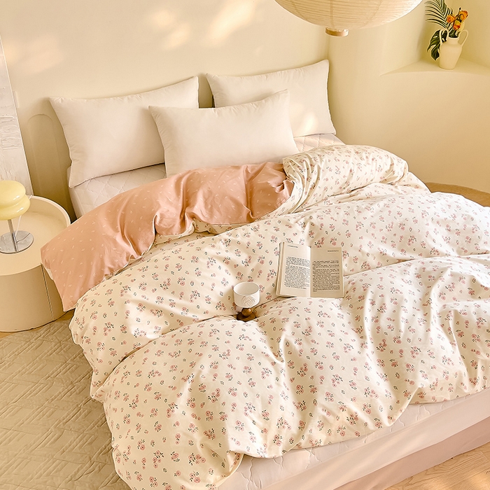 91家纺网 家纺一手货源 找家纺 DoDo 兜兜 【 可定制尺寸】2025新款全棉40支13372印花单被套 蕾拉