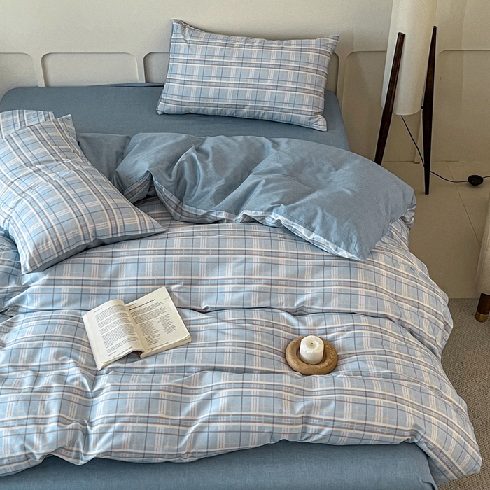 91家纺网 家纺一手货源 找家纺 涵宸家纺 2025新款全棉印花良品系列四件套 罗宾