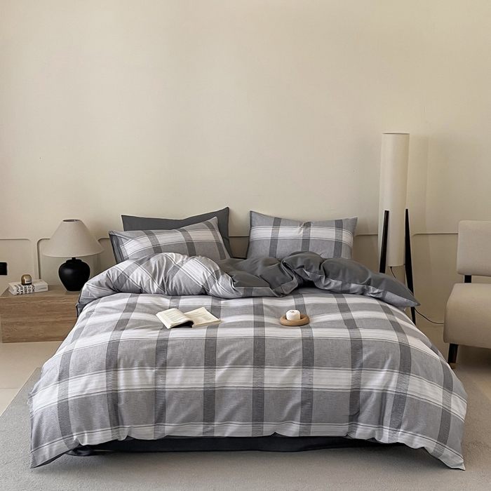 91家纺网 家纺一手货源 找家纺 涵宸家纺 2025新款全棉印花良品系列四件套 洛卡