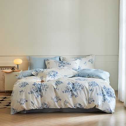 91家纺网 家纺一手货源 找家纺 （总）涵宸家纺 2025新款全棉印花四件套总花型