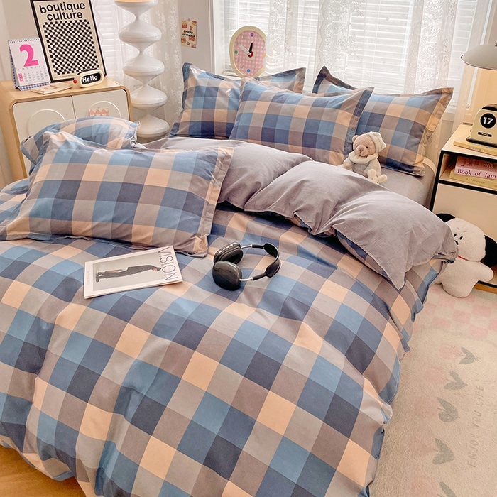 91家纺网 家纺一手货源 找家纺 世爵 2025新款磨毛印花单被套 千趣格