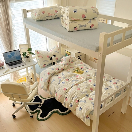 91家纺网 家纺一手货源 找家纺 （总）阿曼达 2025新款印花水洗m学生床单人四件套