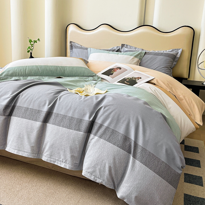 91家纺网 家纺一手货源 找家纺 帛美 2025新款13376全棉纯棉印花四件套-提供买家秀 悠梦