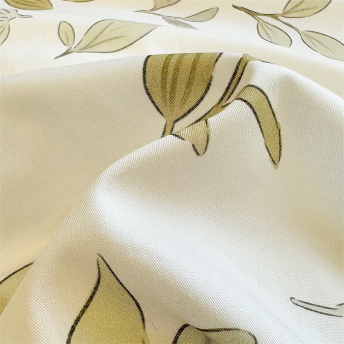 91家纺网 家纺一手货源 找家纺 雯豆2025春夏新款全棉床单三件套纯棉床罩小清新印花床单 全棉床单-丛林兔