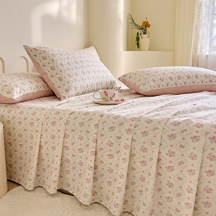 91家纺网 家纺一手货源 找家纺 （总）DoDo 兜兜 【 可定制尺寸】2025新款全棉40支13372印花单床单