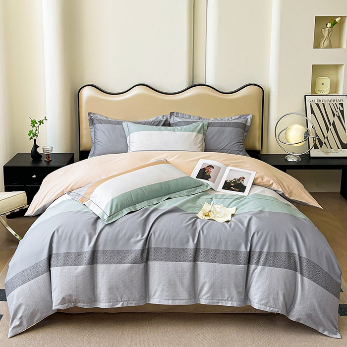 91家纺网 家纺一手货源 找家纺 帛美 2025新款13376全棉纯棉印花四件套-提供买家秀 悠梦