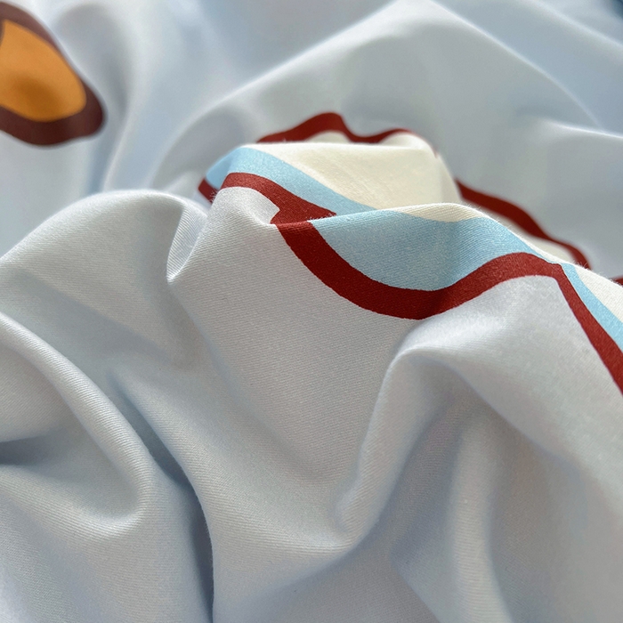 91家纺网 家纺一手货源 找家纺 浩诚 2025新款正版喜羊羊灰太狼全棉卡通大版印花四件套（全）-提供买家秀 亲亲伙伴