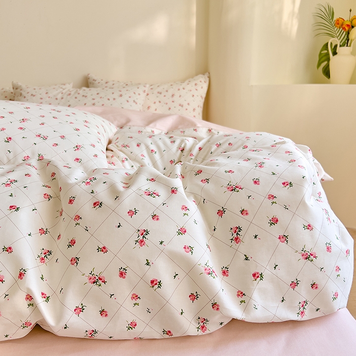 91家纺网 家纺一手货源 找家纺 DoDo 兜兜 【 可定制尺寸】2025新款全棉40支13372印花单被套 花晨