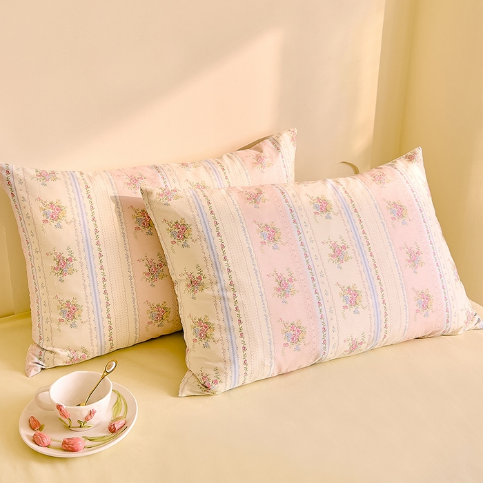 91家纺网 家纺一手货源 找家纺 DoDo 兜兜 【 可定制尺寸】2025新款全棉40支13372印花单枕套 南枝