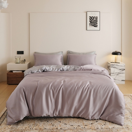 91家纺网 家纺一手货源 找家纺 （总）EH家居 2025新款天丝纯色四件套系列