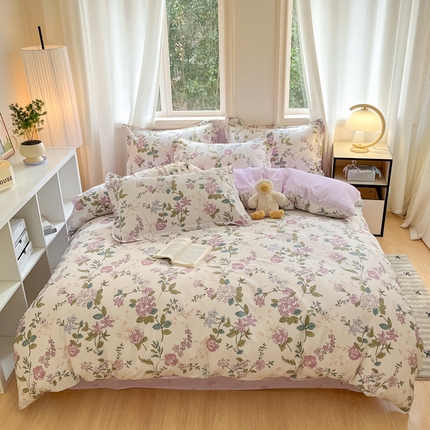 91家纺网 家纺一手货源 找家纺 （总）涵宸家纺 2025新款全棉印花四件套总花型