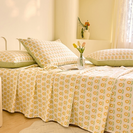 91家纺网 家纺一手货源 找家纺 （总）DoDo 兜兜 【 可定制尺寸】2025新款全棉40支13372印花单床单