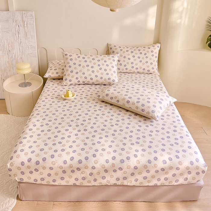 91家纺网 家纺一手货源 找家纺 DoDo 兜兜 【 可定制尺寸】2025新款全棉40支13372印花单床笠 库里