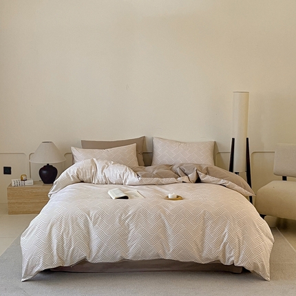 91家纺网 家纺一手货源 找家纺 （总）涵宸家纺 2025新款全棉印花良品系列四件套