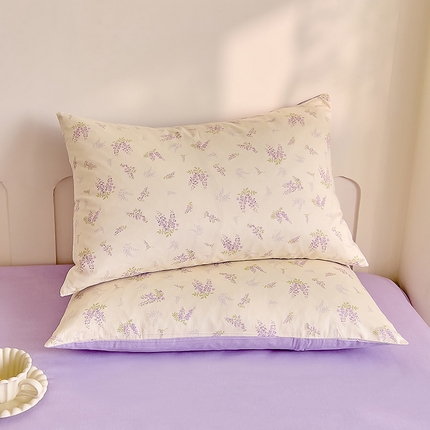 DoDo 兜兜 【 可定制尺寸】2026新款全棉40支13372印花单枕套 浅薇