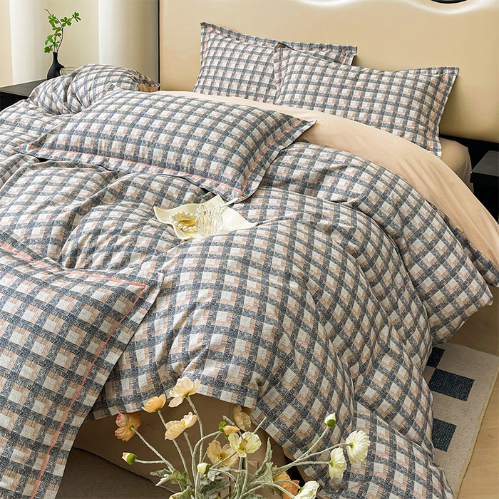 91家纺网 家纺一手货源 找家纺 帛美 2025新款13376全棉纯棉印花四件套-提供买家秀 海岸风情