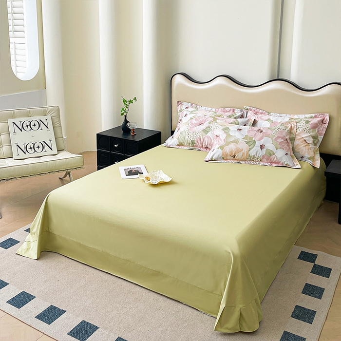 91家纺网 家纺一手货源 找家纺 帛美 2025新款13376全棉纯棉印花四件套-提供买家秀 馥雅