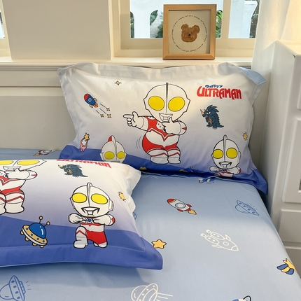 蘭菲家纺 2025新款奥特曼全棉枕套 抱团