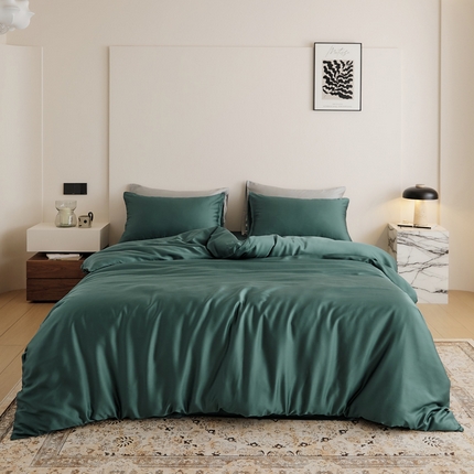 91家纺网 家纺一手货源 找家纺 （总）EH家居 2025新款天丝纯色四件套系列