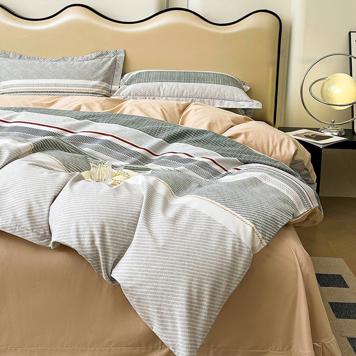 91家纺网 家纺一手货源 找家纺 帛美 2025新款13376全棉纯棉印花四件套-提供买家秀 梦彩