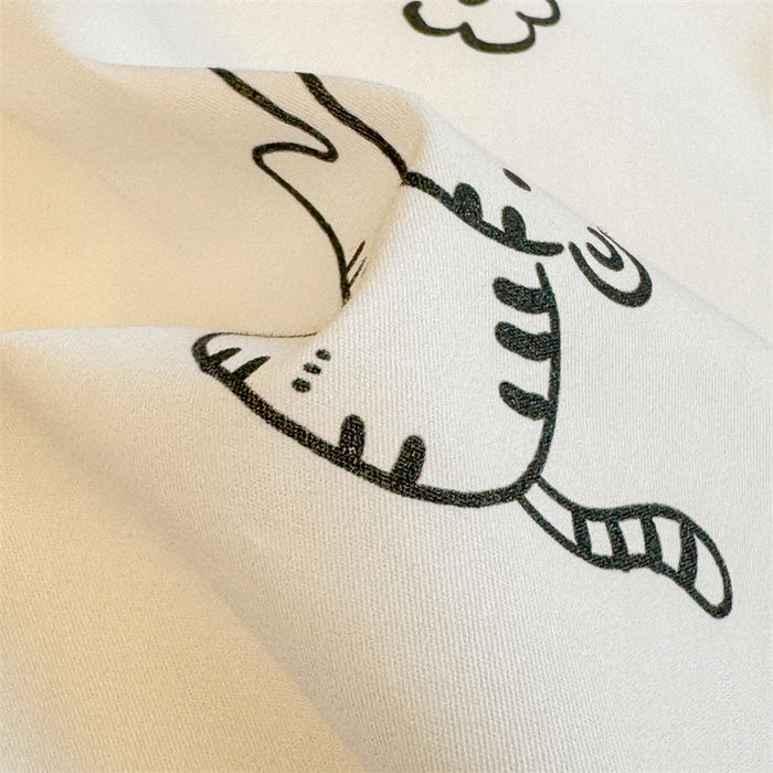 91家纺网 家纺一手货源 找家纺 雯豆2025春夏新款全棉床单三件套纯棉床罩小清新印花床单 全棉床单-动物城