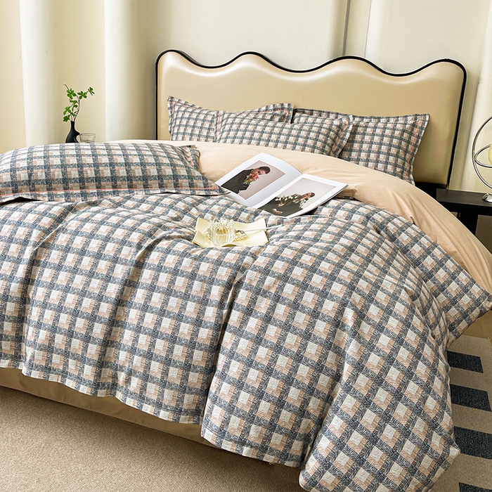 91家纺网 家纺一手货源 找家纺 帛美 2025新款13376全棉纯棉印花四件套-提供买家秀 海岸风情