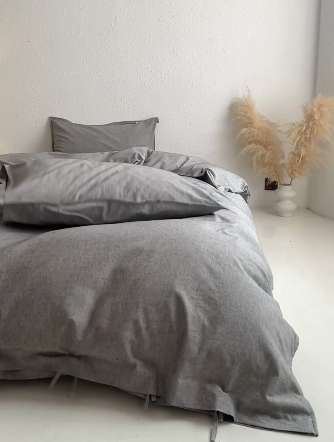 91家纺网 家纺一手货源 找家纺 （总）简家居2025新款20%亚麻80%棉混纺四件套-无味