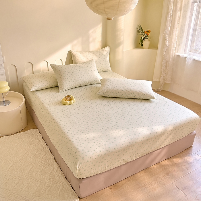 91家纺网 家纺一手货源 找家纺 DoDo 兜兜 【 可定制尺寸】2026新款全棉40支13372印花单床笠 春风