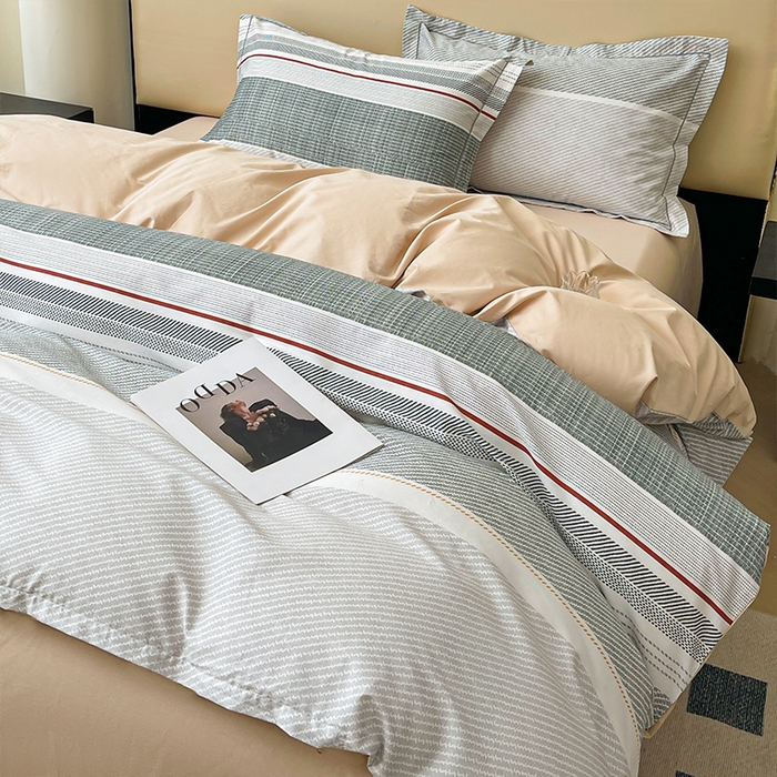 91家纺网 家纺一手货源 找家纺 帛美 2025新款13376全棉纯棉印花四件套-提供买家秀 梦彩