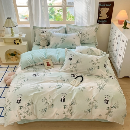 91家纺网 家纺一手货源 找家纺 （总）涵宸家纺 2025新款全棉印花四件套总花型