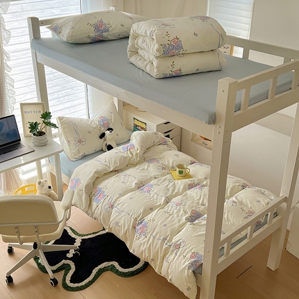 91家纺网 家纺一手货源 找家纺 （总）阿曼达 2025新款印花水洗m学生床单人四件套